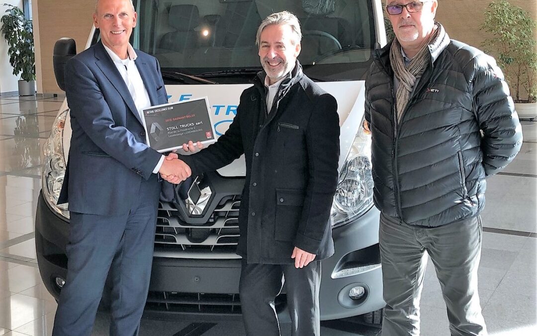 STOLL TRUCKS LUXEMBOURG COMPTE PARMI LES 30 MEILLEURS CONCESSIONNAIRES RENAULT TRUCKS AU MONDE