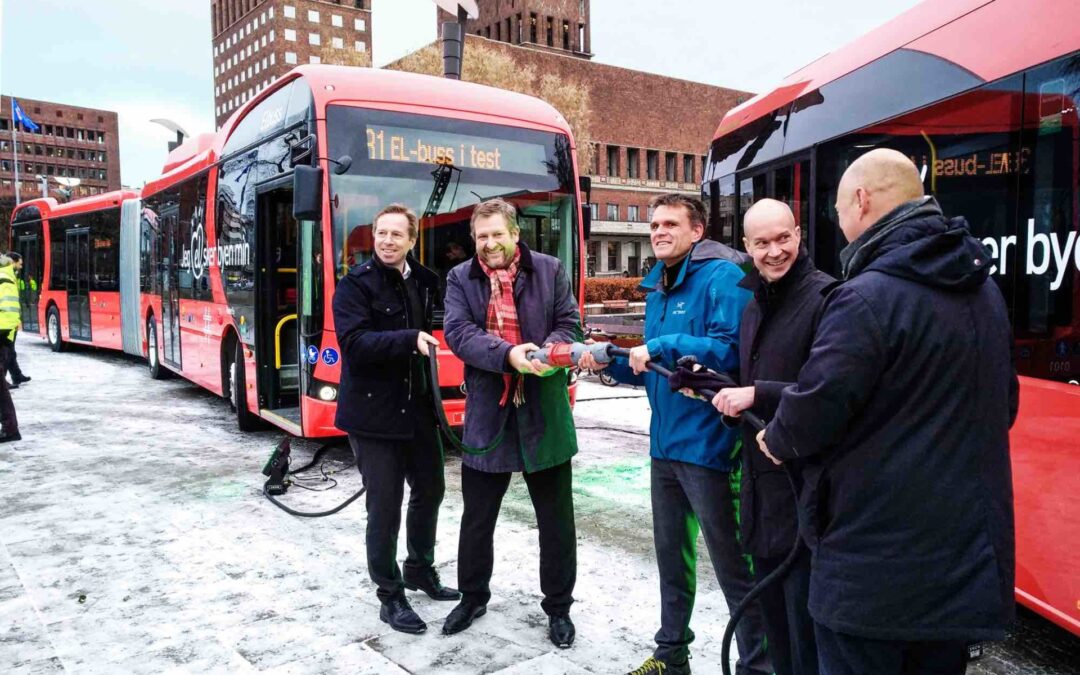 Oslo heeft Europese primeur met BYD gelede bussen