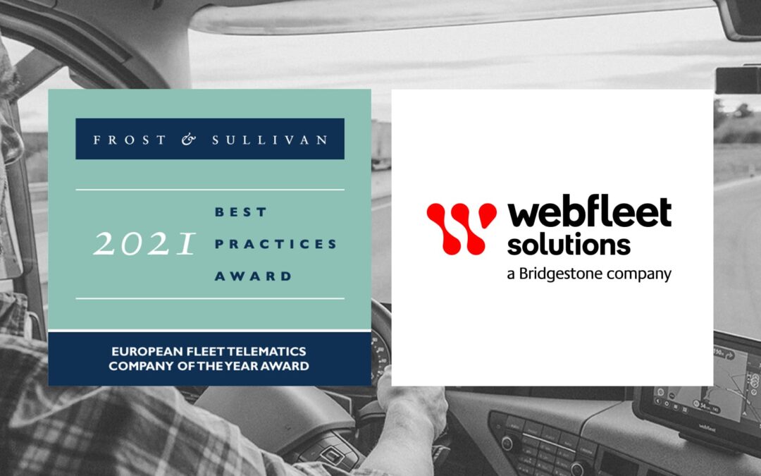 Frost & Sullivan roept Webfleet Solutions uit tot Europees Fleet Telematics-bedrijf van het jaar