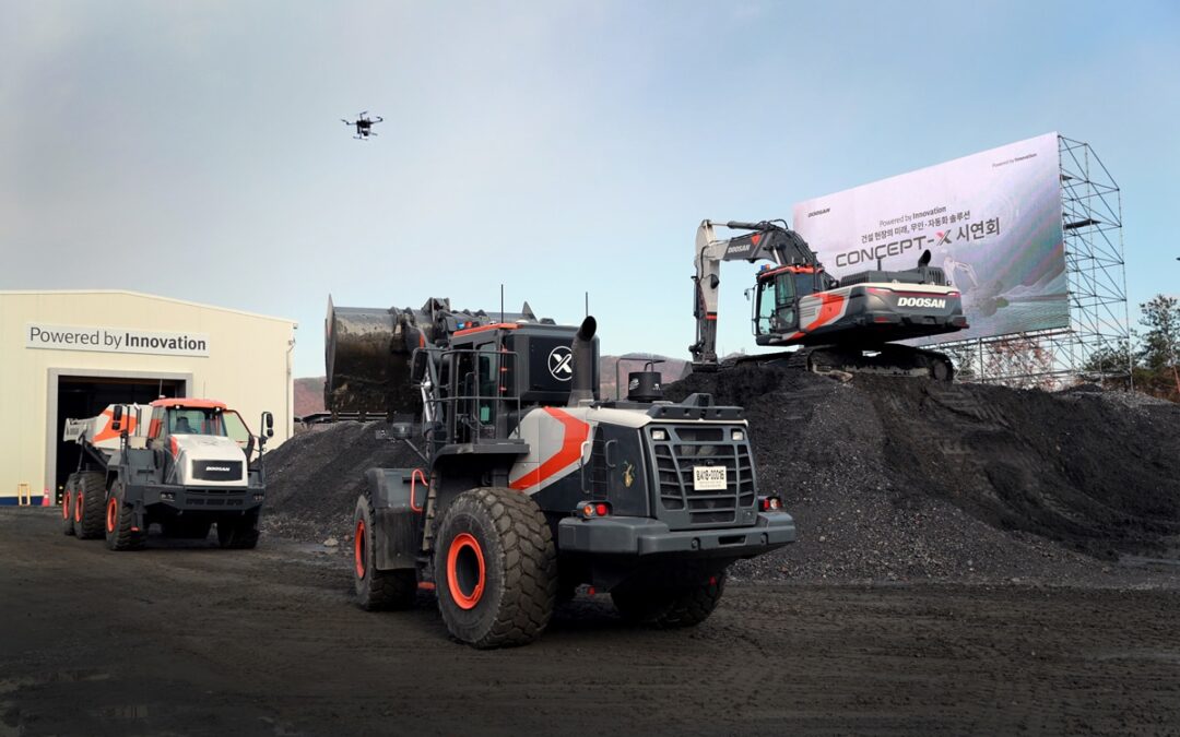 Doosan presenteert ‘Concept X’ voor de bouwplaats van de toekomst