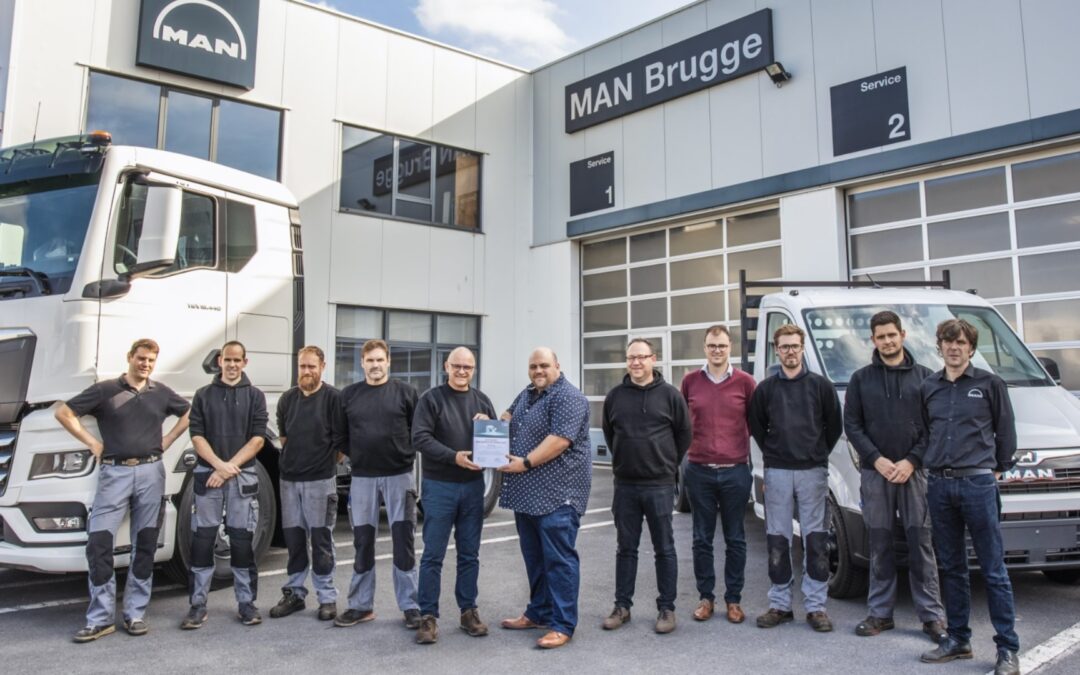 MAN Brugge reconnu comme atelier Top MAN ServiceCare