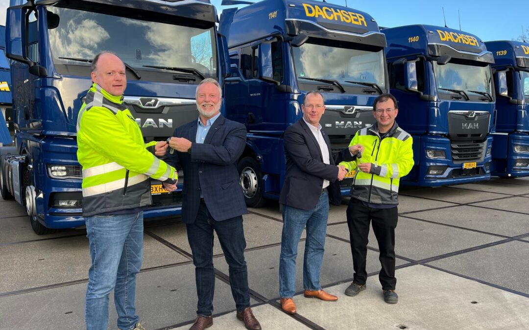 Premiers camions aux couleurs de Dachser pour Müller Fresh Food Logistics