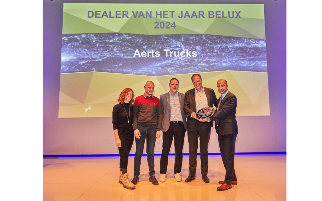 Aerts Trucks uitgeroepen tot “Dealer van het Jaar 2024” van  DAF Belux