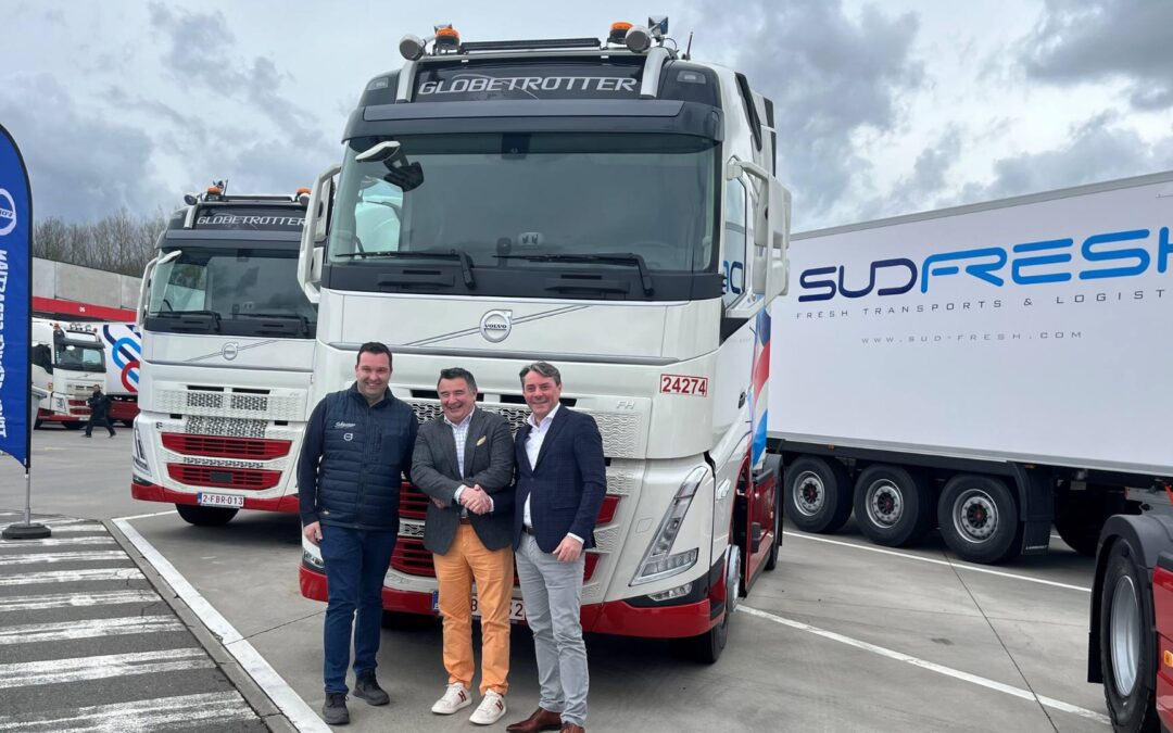 Volvo Trucks livre 12 nouveaux tracteurs FH à Sud Fresh