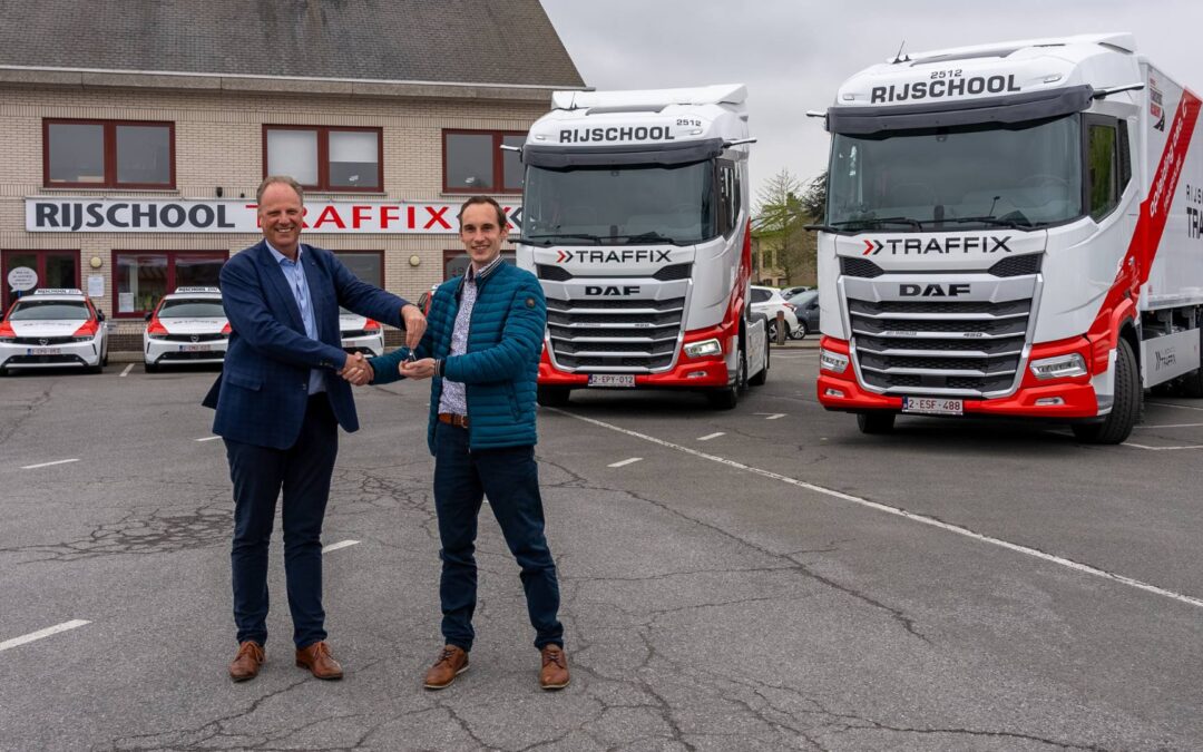 Rijschool Traffix investeert in ultramoderne DAF-vrachtwagens voor optimale rijopleidingen