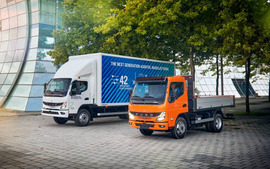 FUSO lanceert de geheel nieuwe Canter, met verbeterde veiligheid, comfort en zowel de Canter- als de eCanter-modellen