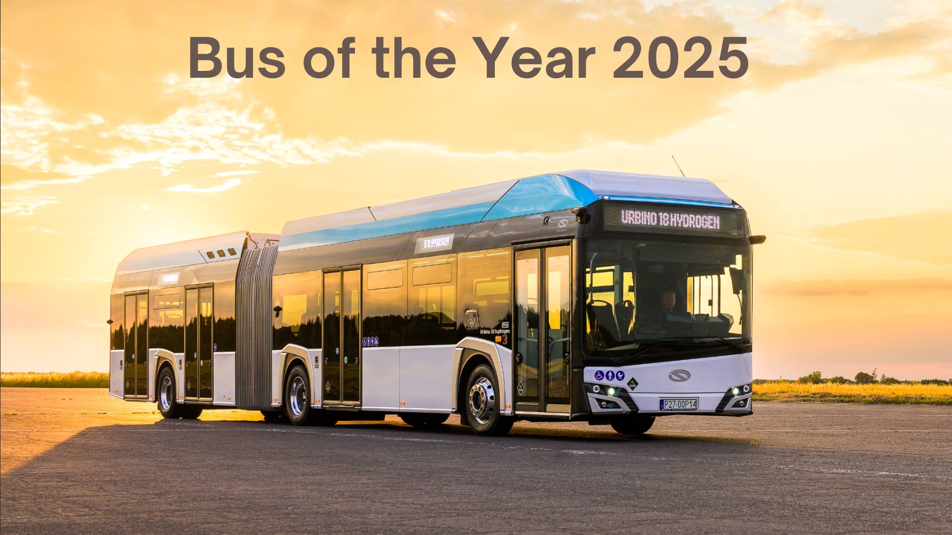 Solaris Urbino 18 Hydrogen is Bus of the Year 2025