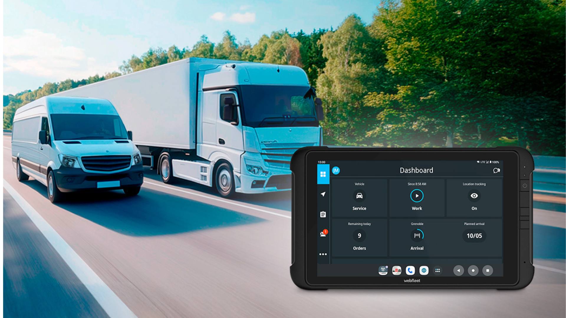 Webfleet lanceert de nieuwe Driver Terminal PRO X: een robuuste, krachtige tablet voor transportprofessionals